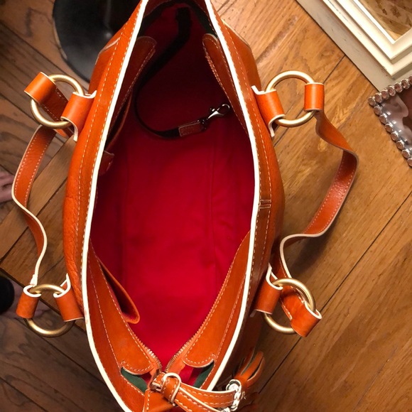 🌼Dooney Florentine Shopper Beautiful Orange!! - Picture 5 of 8